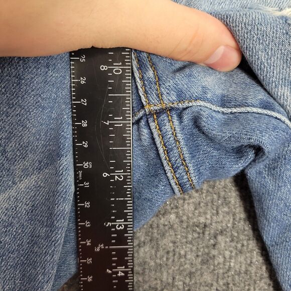 JUDY BLUE JB82170LT Boyfriend Fit Hi Rise Skinny Denim Blue Jeans SIZE 7 28 - Picture 8 of 13